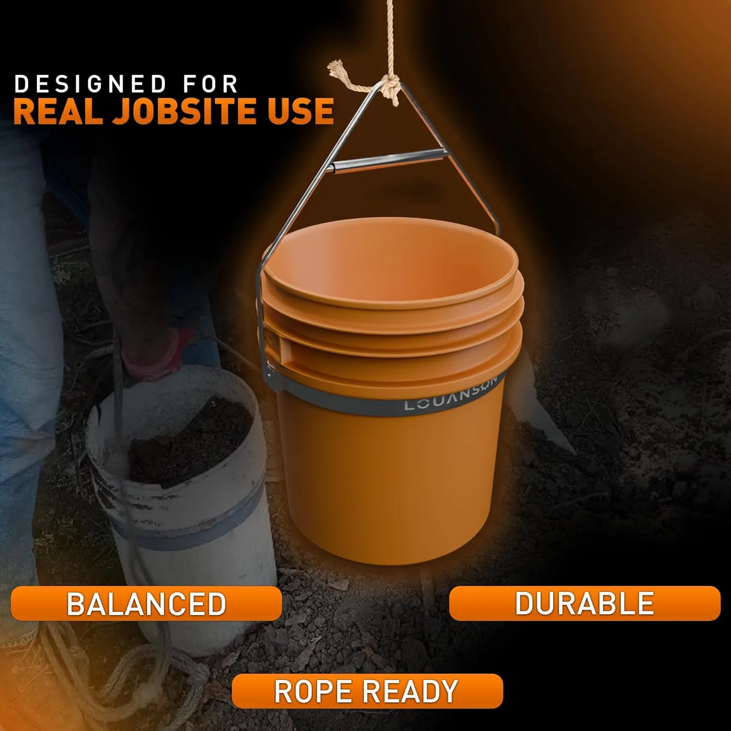 Designed for real jobsite use. Balanced, durable, rope-ready.